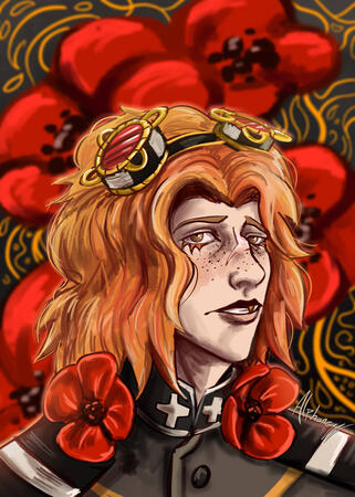 artfight attack, character by: Spekreatura (artfight/tumblr)